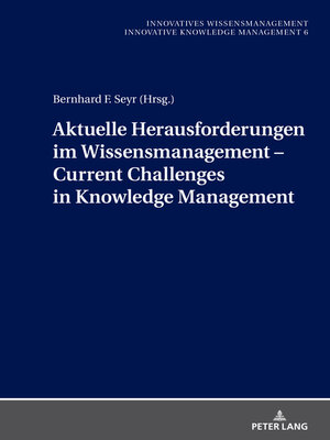 cover image of Aktuelle Herausforderungen im Wissensmanagement
